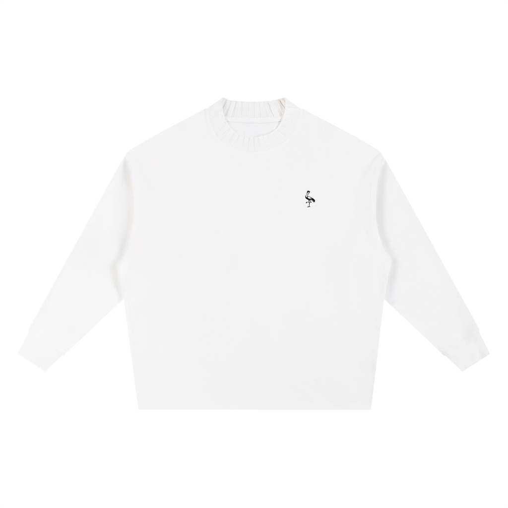 Knitted Round Neck Oversize Sweatshirt ODMPOD