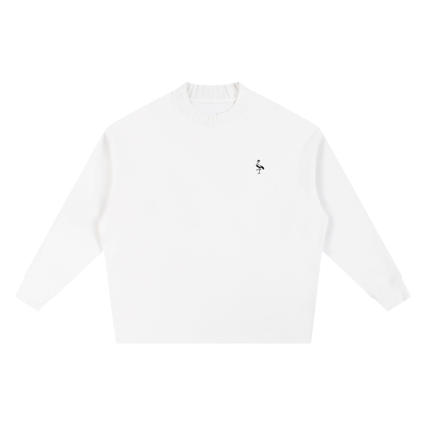 Knitted Round Neck Oversize Sweatshirt ODMPOD