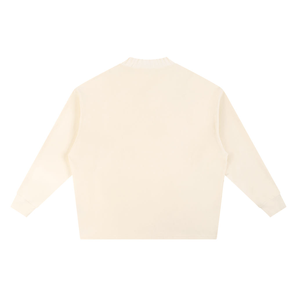 Knitted Round Neck Oversize Sweatshirt ODMPOD