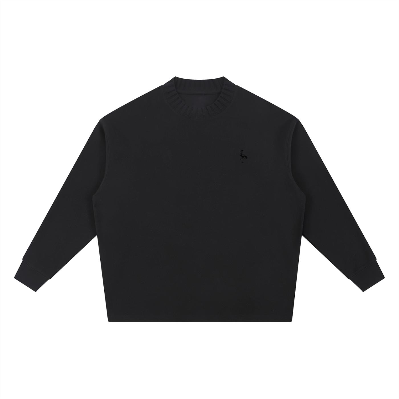 Knitted Round Neck Oversize Sweatshirt ODMPOD