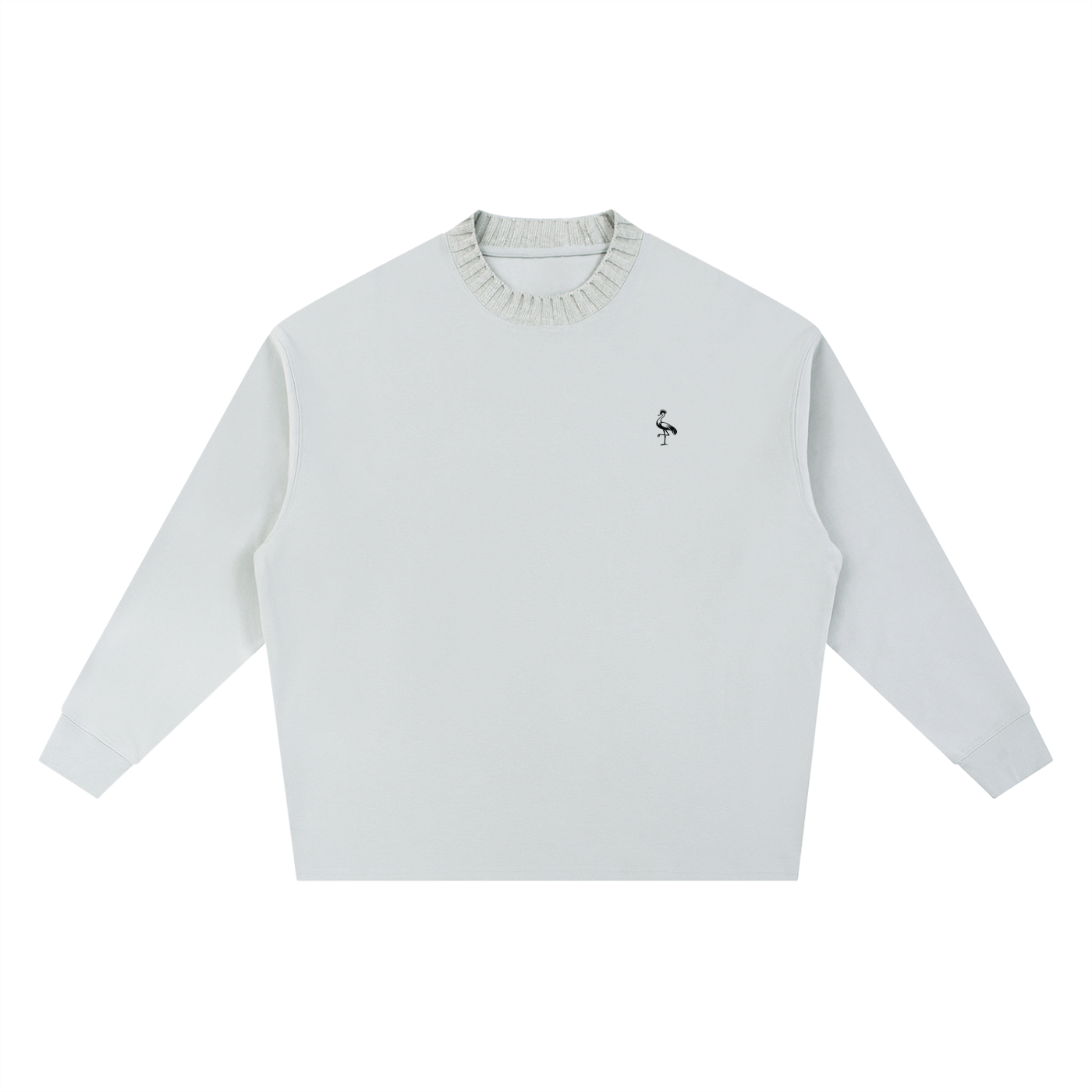 Knitted Round Neck Oversize Sweatshirt ODMPOD