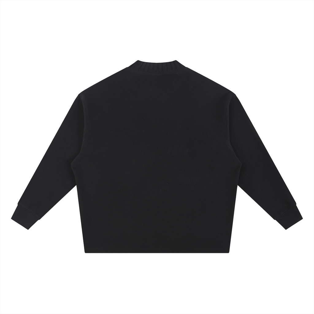 Knitted Round Neck Oversize Sweatshirt ODMPOD