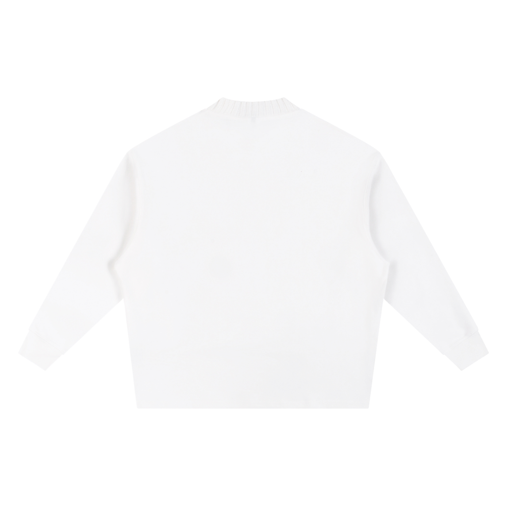 Knitted Round Neck Oversize Sweatshirt ODMPOD