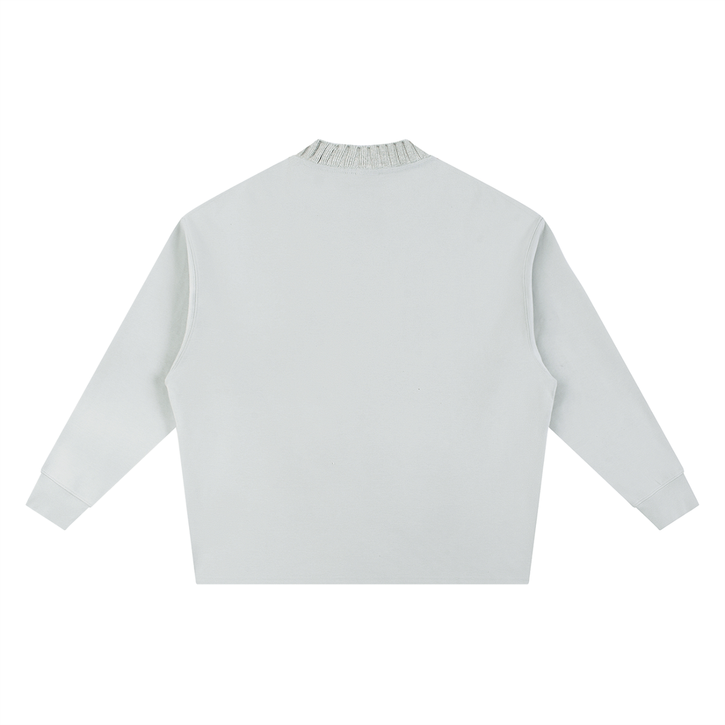 Knitted Round Neck Oversize Sweatshirt ODMPOD